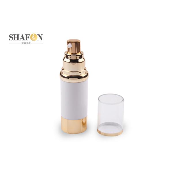 PMMA Material Airless Cosmetic Bottles For Toning Water 34mm Diameter
