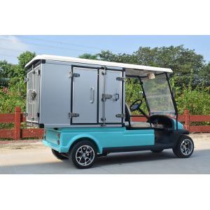 Cheap Enclosed Utility Cart-Rear Cargo Box With 48V Trojan Battery for Long Range and High Climbing Capacity for sale