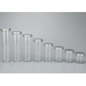 No Leak 250ml Plastic Jar For Cookie And Candy With Aluminum Lid