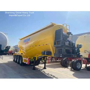 China 40 Tons 40 CBM Bulk Cement Tanker Semi Trailer with High-strength Q345 Carbon Steel for Efficient Powder Transport on sale
