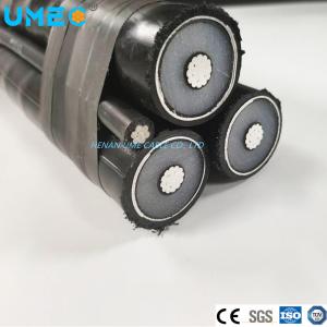 China Overhead XLPE PVC Insulated Aluminium Conductor 4X16 4X25 4X35 4X50 mm2 4 Cores Low Voltage Aerial Bundled ABC Cable on sale