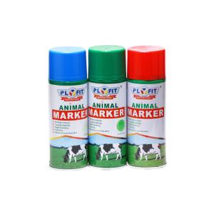 Animal Marking Red Blue Green Spray Paint for Pig / Sheep / Cattle Matte Red