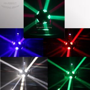 2016 New 12pcs*10w CREE RGBWUV Football Led Moving Head Disco Ball Lights Dj