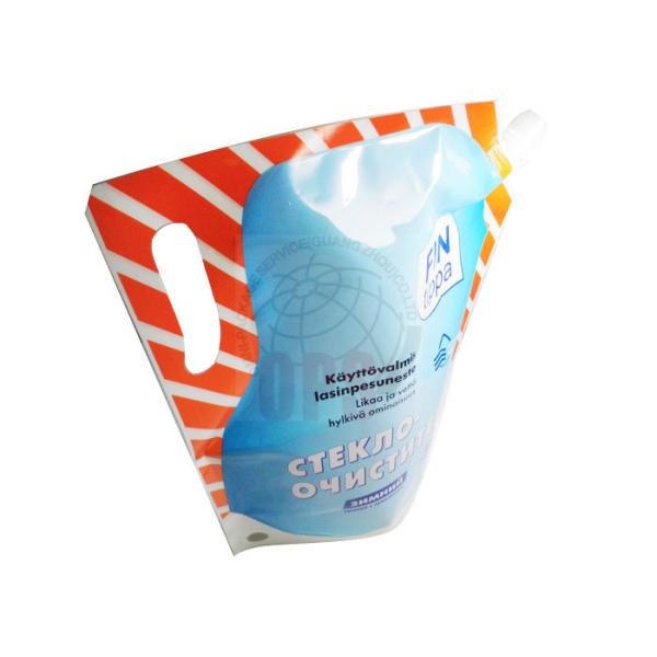 Quality 4L Detergent Biodegradable Stand Up Pouches Big Size With Spout And Handle wholesale