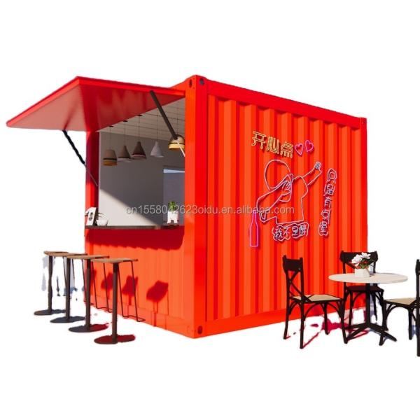 Quality Supermarket Made of Galvanized Steel Square Tubes Main Structure for 20ft or 40ft Mobile Prefabricated Foldable House wholesale