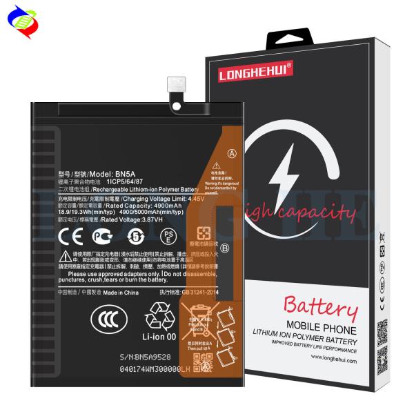 Quality BN5A Replacement Battery for Xiaomi POCO M3 Pro 5G/Note 10 5G/Note10T High Capacity wholesale