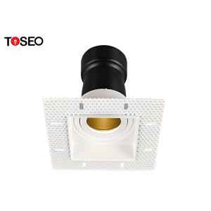 Adjustable Trimless Downlight Square Recessed Ceiling Spotlights GU5.3 125mm
