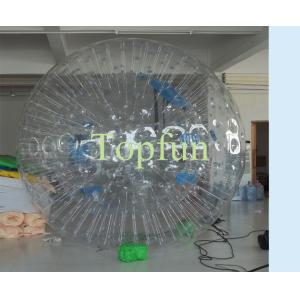 Transparent Inflatable Zorb Ball Sport For Rolling Down A Hill / Ramp