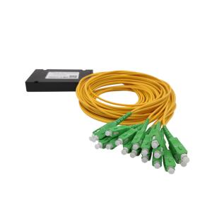 PLC Fiber Optical Splitter SC/APC 1×16 ABS BOX Splitter 3.0 G657A1 Insertion