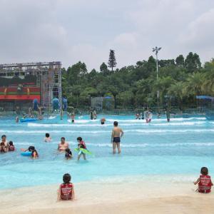 Man Made Water Park Wave Pool Machine LANCHAO-WP02 Eco Friendly