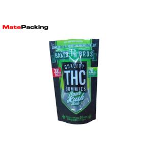 Glossy Printing Window Front Stand Up Plastic Pouches Tobacco Pouch Moisture