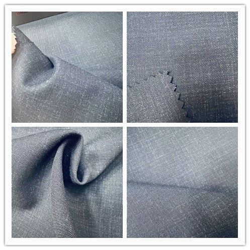 Polyester/Rayon Check Fabric Piece Dyed Quality for Lady′s Suit, Pant