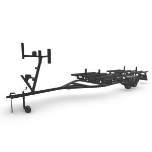 Smooth Aluminium Boat Trailers For Watercraft Transport Custom Alloy Boat Trailers