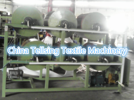 top quality 6 cylinders finishing and starching machine for woven ribbon,