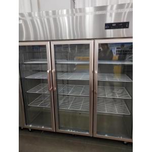 Six Door Glass Door Display Freezer Automatic Defrosting And Defogging