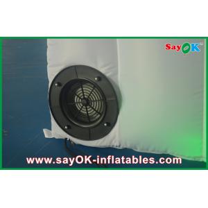 Inflatable Photo Studio PVC Purple Round Inflatable Photo Booth With Black