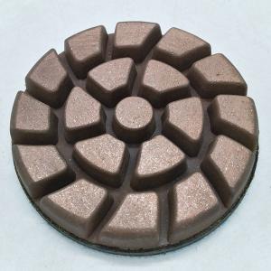 3" Copper Bond Transitional Diamond Pads for concrete corner grinding and