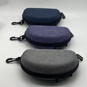 Vogue Leisure Plastic Eva Eyewear Case Hook Snowflake Fabric Eva Eyeglasses Case