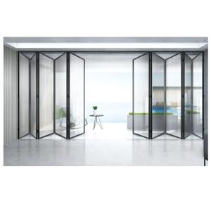 10 Sealing Layers Modern Style Bi Folding Door for Standardized Production Needs