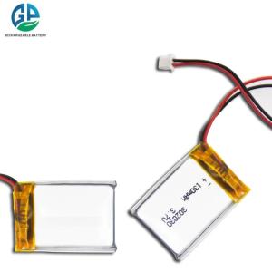 Rechargeable For Smart Watch Lithium Polymer Battery Pack KC Certified 302030