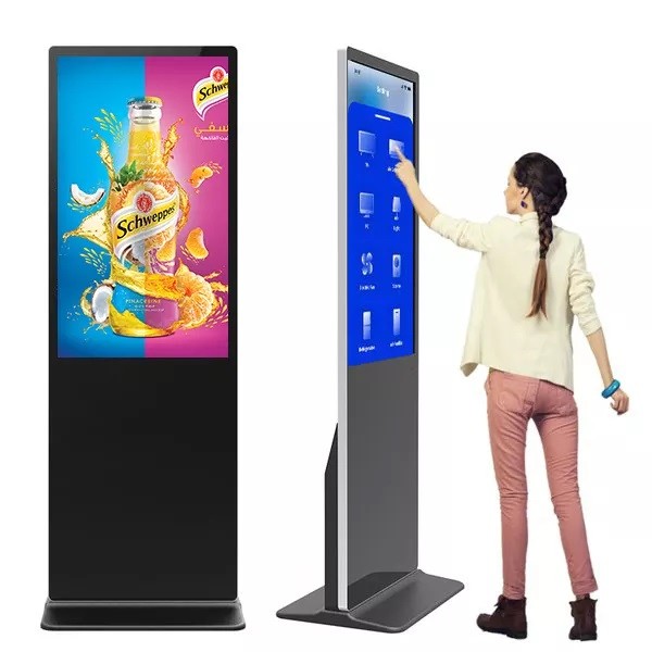 Quality Android 55 Inch Monitors Billboard Touch Screen Information Kiosk Advertising wholesale