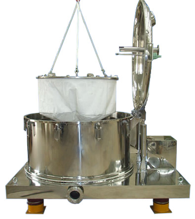 Centrifugal Machines with Bag pulling filter basket centrifuge oil pollution