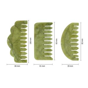 Green Jade Comb Gua Sha Comb