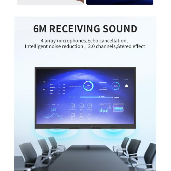 ROHS 4K 65 Inch Interactive Touch Screen For Classrooms School