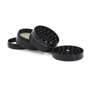 50 Mm Flat Metal Wed Dry Herb Grinder With Storage Collection Functions