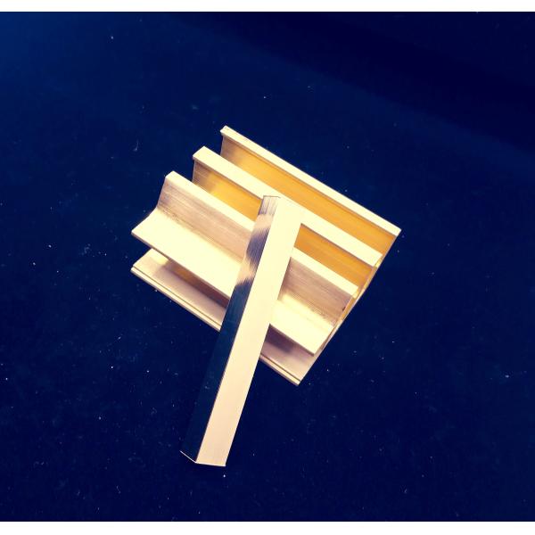 Durable Decorative Copper Brass Profiles Brushing Brass Sections