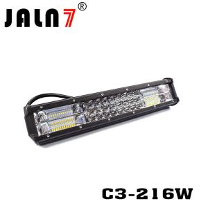 LED Light Bar JALN7 216W 3Rows Combo Beam LED Driving Lamp Super Bright Off Road