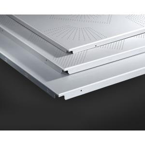 China Hidden Frame Metal False Ceiling 600x600MM , Perforated Aluminum Ceiling Panels on sale