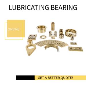 Oil Free Bronze Graphite Self Lube Wear Plates Bronze Bushing 500SP Bearing