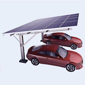 Residential Carport Solar Systems Aluminum Alloy PV Panel Support System 130mph