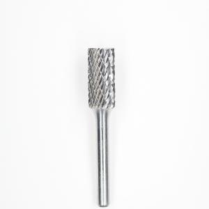 SB-3 Cylindrical End Cut Carbide Burrs 3/8" Cut Dia 1/4" Shank Dia Carbide