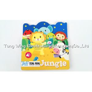 6 PET Button Sound Module For Animal Sound Board Book , Funny baby music book
