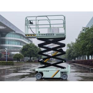 Mechanism Hydraulic Electric Scissor Lifting Table Mobile With Guardrail