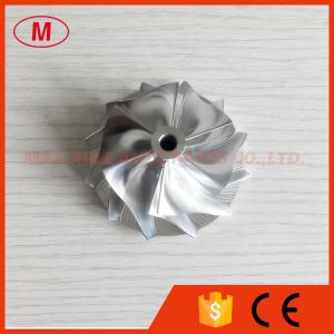RHF5H 43.26/56.00mm 6+6blades High performance turbo milling/aluminum 2618/billet compressor wheel for VF38/VF40/VF54