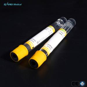 4ml Plastic Blood Collection Tubes Yellow Top SST Tube for serum determinations