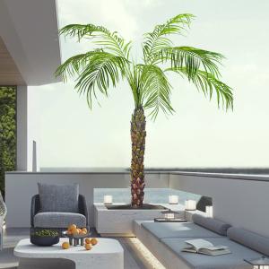 190cm Artificial Plants Phoenix Palm Tree Evergreen Indoor Palm Tree Rainstorm