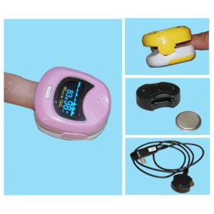 Pink Pocket SPO2 Finger Pulse Oximeter Readings for Kids AH - 50QB