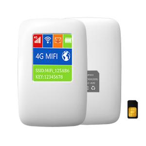 3000mAh 4G LTE Wireless MiFi Router WIFI Hotspot With LCD Screen International