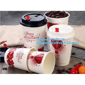 Disposable Insulated Ripple Hot Coffee Paper Cup with Cappuccino Lids,Custom