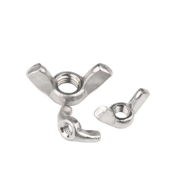 Quality ROHS ISOISO9001 2015 Certified Stainless Steel Fastener M6 M8 M10 Butterfly Wing Nut wholesale