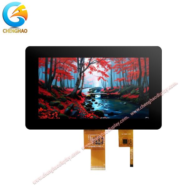 Quality Sunlight Readable Touchscreen 7 Inch IPS TFT 1024x600 Wide-temp Display wholesale