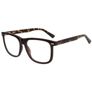 Hand Painted Acetate Frame Glasses Unisex Rectangular Optical Oversized