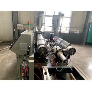 75mm Screw Diameter Corrugated Pipe Extrusion Line For HDPE Single Wall Cable