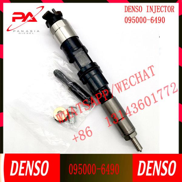 Common Rail Injector 095000-6490 For Denso Cargo Truck Excavator