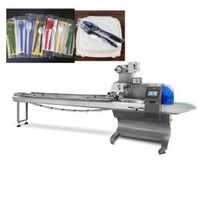 Disposable Wood Plastic Tableware Fork Knife Spoon Packing Machine Pillow