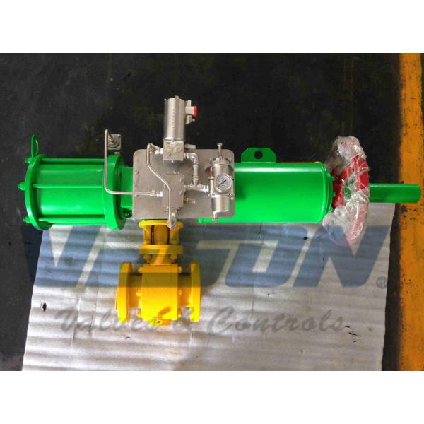 3 Piece Flanged Ball Valve , Automated Ball Valve For Oil & Gas Applications